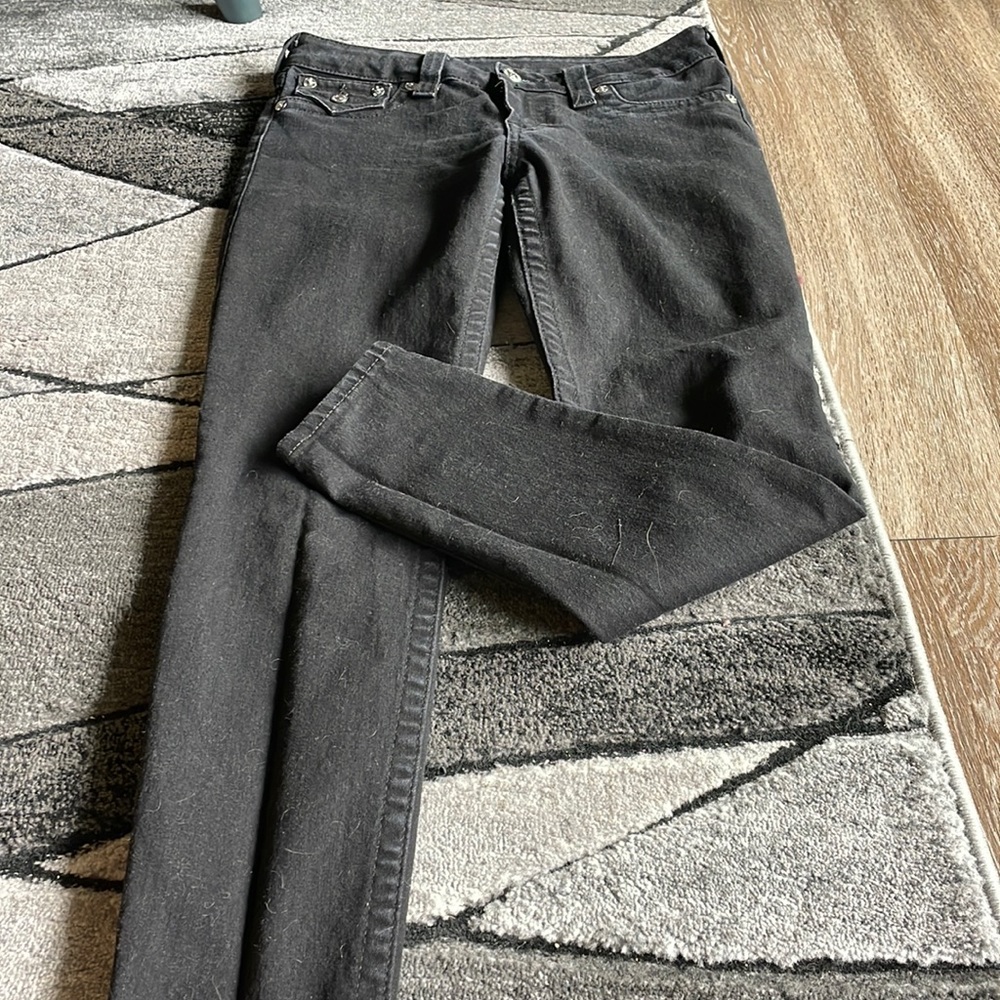 Black true religion jeans